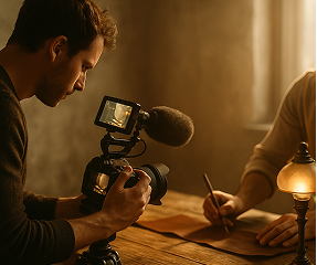 Filmmaker et artisan au travail 1